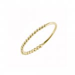 Ring 925 Silber halb-halb Kugeln vergoldet günstig online kaufen