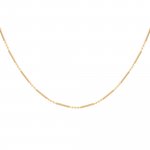 Halskette 925 Silber vergoldet Kugelkette günstig online kaufen