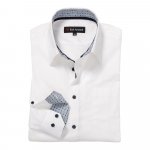 Stretchhemd mit Kontrasten günstig online kaufen