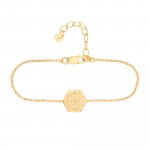 Armband 925 Sterling Silber Topas Tattoo Motiv Hexagon günstig online kaufen