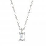 Halskette 585 Weißgold im Labor gezüchteten Diamanten günstig online kaufen