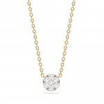 Halskette 585 Gelbgold mit im Labor gezüchteten Diamanten günstig online kaufen