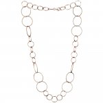 Kette 925/- Sterling Silber rotvergoldet 50 cm günstig online kaufen