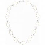 Kette 925/- Sterling Silber rhodiniert/vergoldet 50 cm günstig online kaufen