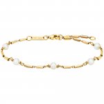 Armband 925/- Sterling Silber vergoldet Süßwasserperlen günstig online kaufen