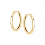 Creolen 925-Sterling Silber vergoldet Glänzend 1,8cm günstig online kaufen