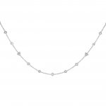 Halskette Choker 925 Silber rhodiniert mit Zirkonia günstig online kaufen