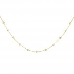 Halskette Choker 925 Silber vergoldet mit Zirkonia günstig online kaufen