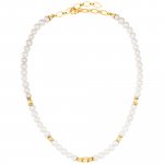 Kette 925/- Sterling Silber vergoldet Perlen günstig online kaufen