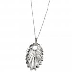 Anhänger mit Kette 925 Sterling Silber Glänzend Zirkonia weiß günstig online kaufen