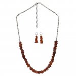 Schmuckset Set aus Collier und Ohrhänger Bernstein braun günstig online kaufen