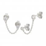 Doppelohrstecker 925 Sterling Silber rhodiniert günstig online kaufen