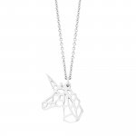 Anhänger mit Kette 925 Silber rhodiniert Einhorn günstig online kaufen