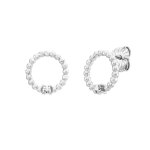 Ohrstecker 925 Silber rhodiniert Zirkonia weiß günstig online kaufen