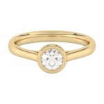 Ring 585 Gelbgold mit im Labor gezüchteten Diamanten günstig online kaufen