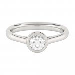 Ring 585 Weißgold mit im Labor gezüchteten Diamanten günstig online kaufen