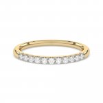 Ring 585 Gelbgold mit im Labor gezüchteten Diamanten günstig online kaufen