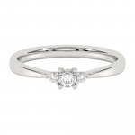 Ring 585 Weißgold mit im Labor gezüchtetem Diamanten günstig online kaufen