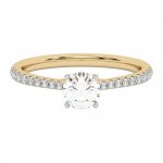 Ring 585 Gelbgold mit im Labor gezüchteten Diamanten günstig online kaufen