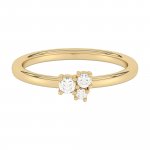 Ring 585 Gelbgold mit im Labor gezüchteten Diamanten günstig online kaufen