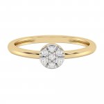 Ring 585 Gelbgold mit im Labor gezüchteten Diamanten günstig online kaufen