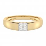 Ring 585 Gelbgold mit im Labor gezüchteten Diamanten günstig online kaufen