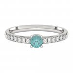 Ring 585 Weißgold mit im Labor gezüchteten Diamanten günstig online kaufen