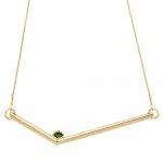 Kette 925 Sterling Silber vergoldet gelb Glänzend grün günstig online kaufen