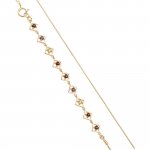 Armband 925 Sterling Silber vergoldet glänzend Granat Peridot Quarz günstig online kaufen