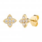 Ohrstecker 925 Silber vergoldet Zirkonia günstig online kaufen