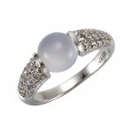 Ring 925 Silber rhod. Chalcedon und Weißtopas günstig online kaufen