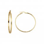 Creolen 375/- Gelbgold diamantiert Ø 45mm günstig online kaufen