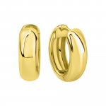 Klappcreolen 925/- Sterling Silber vergoldet oval günstig online kaufen