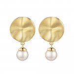 Ohrstecker 925 Sterling Silber vergoldet Perle günstig online kaufen