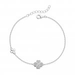 Armband 925 Silber rhodiniert Zirkonia günstig online kaufen