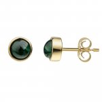 Ohrstecker 375/- Gelbgold Malachit günstig online kaufen