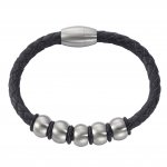 Armband Lederband mit Edelstahlverschluß günstig online kaufen