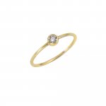 Ring 375/- Gelbgold Zirkonia weiß günstig online kaufen