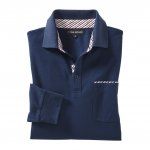 Langarm Poloshirt, rot günstig online kaufen