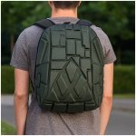 Stylischer Rucksack mit Hartschalen-Optik Ideal für Alltag, Schule und Reis günstig online kaufen