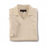 Feinstrick Poloshirt, beige günstig online kaufen