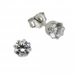 Ohrstecker Silber 925 Zirkonia weiß günstig online kaufen
