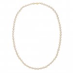 Halskette Gold 585 Perle weiß 6mm günstig online kaufen