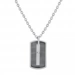 Halskette Edelstahl schwarz 50cm Länge günstig online kaufen