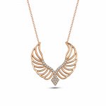 Anhänger mit Kette 925/- Sterling Silber rosévergoldet Modern Design Silber günstig online kaufen