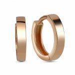 Creolen 925/- Sterling Silber rosévergoldet Klassik günstig online kaufen