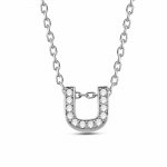 Anhänger mit Kette Buchstabe U 925/- Sterling Silber günstig online kaufen