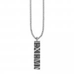 Anhänger mit Kette 925/- Sterling Silber matt Spinell günstig online kaufen