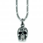 Anhänger mit Kette 925/- Sterling Silber matt oxidiert günstig online kaufen