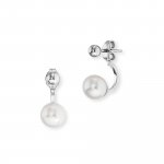 Ohrstecker 925-/ Sterling Silber rhodiniert Perlen günstig online kaufen